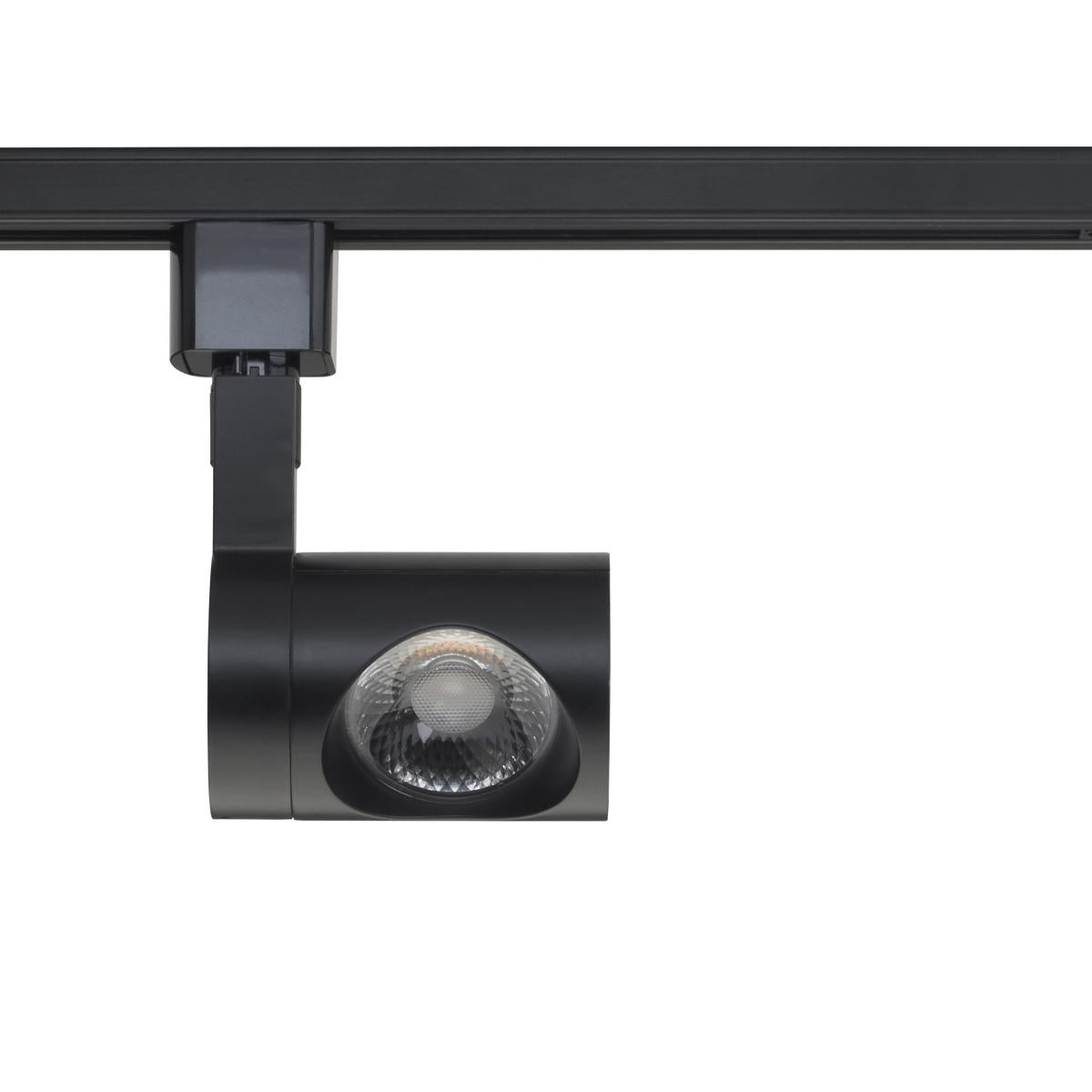 Satco TH442 1 Light - LED - 12W Track Head - Pipe - Black - 24 Deg. Beam