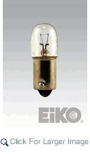 Eiko 755- 6.3V .15A/T3-1/4 Mini Bay Base