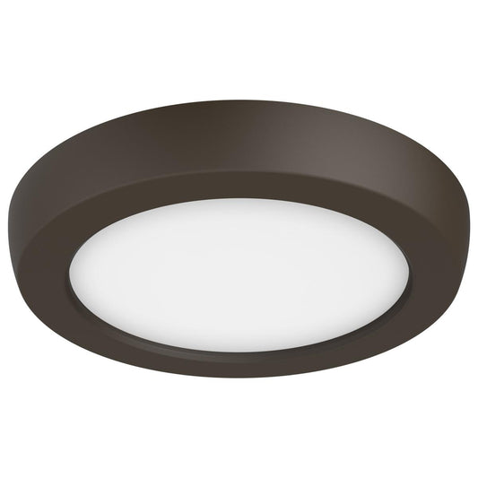 Satco 62-1702 Blink Pro - 9W 5in LED Fixture CCT Selectable Round Shape Bronze Finish 120V