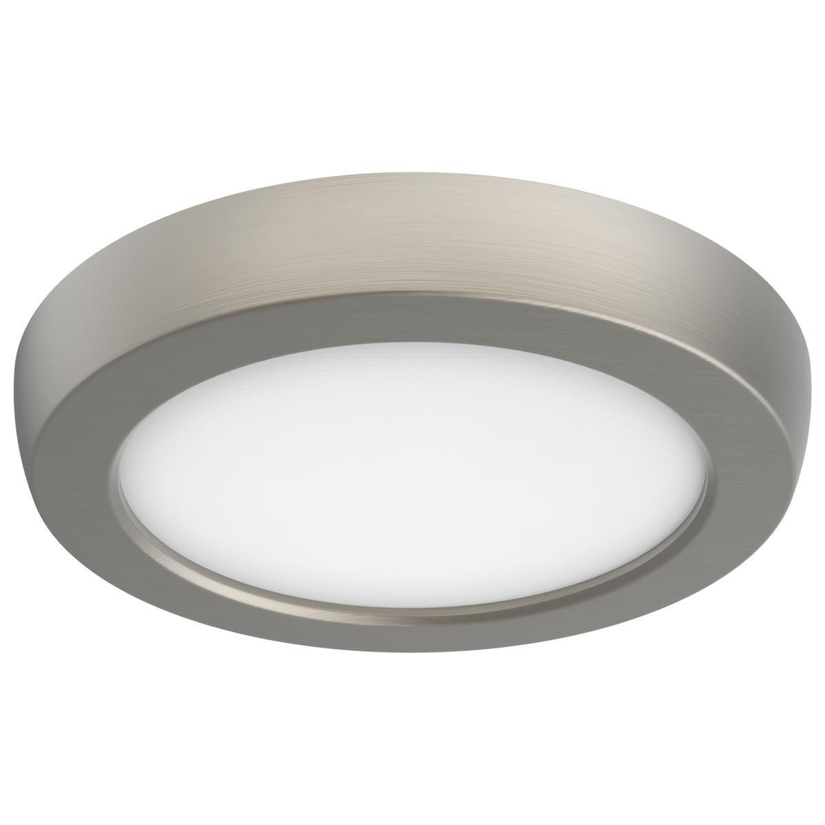 satco 62-1703 Blink Pro - 9W 5in LED Fixture CCT Selectable Round Shape Brushed Nickel Finish 120V