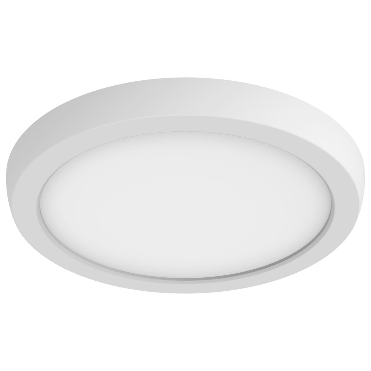 Satco 62-1748 BLINK Pro 11 Watt 7 Inch LED Fixture 4000K Round Shape White Finish 120/277 Volts