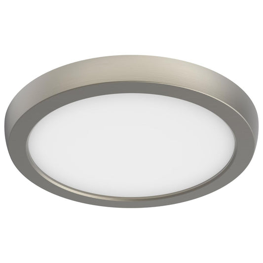 Satco 62-1713 Blink Pro - 11W 7in LED Fixture CCT Selectable Round Shape Brushed Nickel Finish 120V