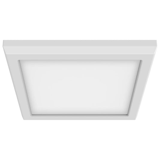 Satco 62-1714 Blink Pro - 11W 7in LED Fixture CCT Selectable Square Shape White Finish 120V