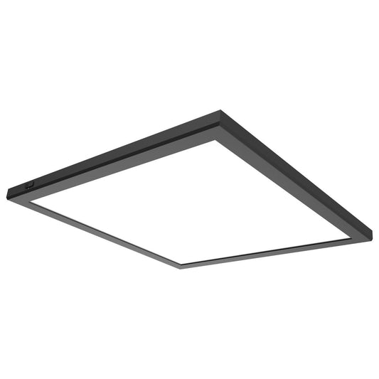 Satco 62-1784 Blink Pro Plus 47 Watt 24 in. x 24 in. Surface Mount LED CCT Selectable 90 CRI Black Finish 120/277 Volt Square Shape