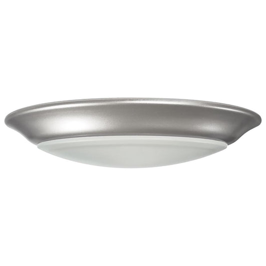 Satco 62-1802 7 inch LED Disk Light 5-CCT Selectable 27K/3K/35K/4K/5K Brushed Nickel Finish