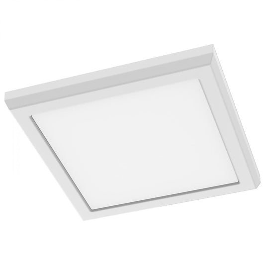 Satco 62-1914 Blink Performer - 10 Watt LED 7 Inch Square Fixture White Finish 5 CCT Selectable