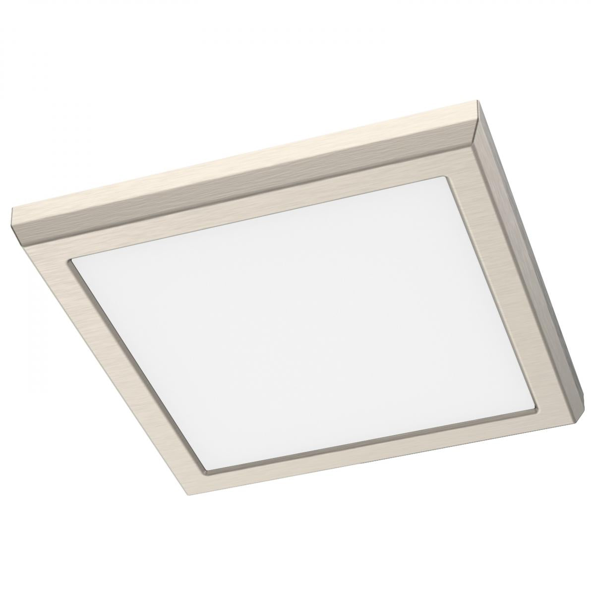 Satco 62-1917 Blink Performer - 10 Watt LED 7 Inch Square Fixture Brushed Nickel Finish 5 CCT Selectable