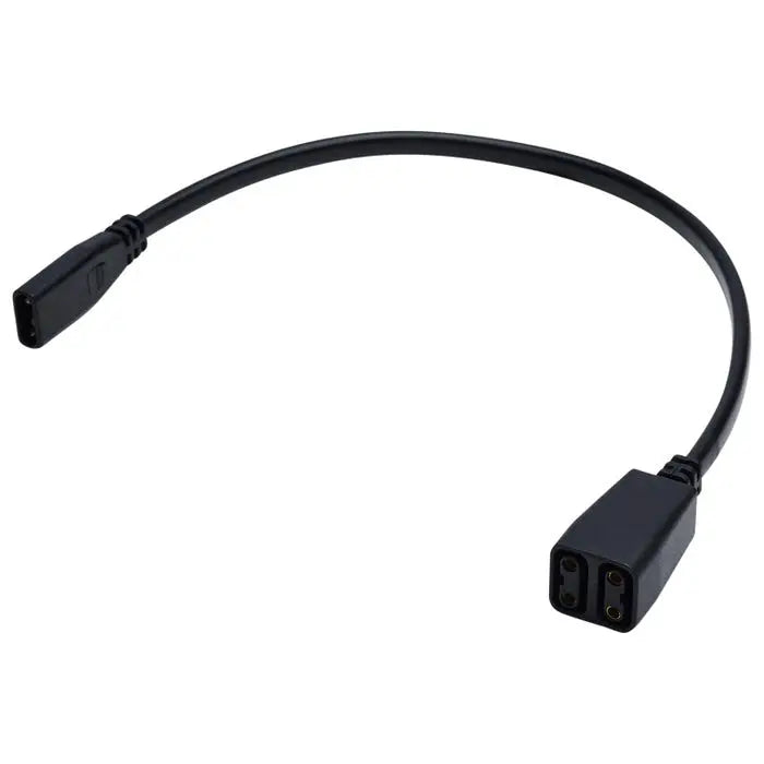 Satco 63-467 CABLE SPLITTER SINGLE TO DOUBLE Black