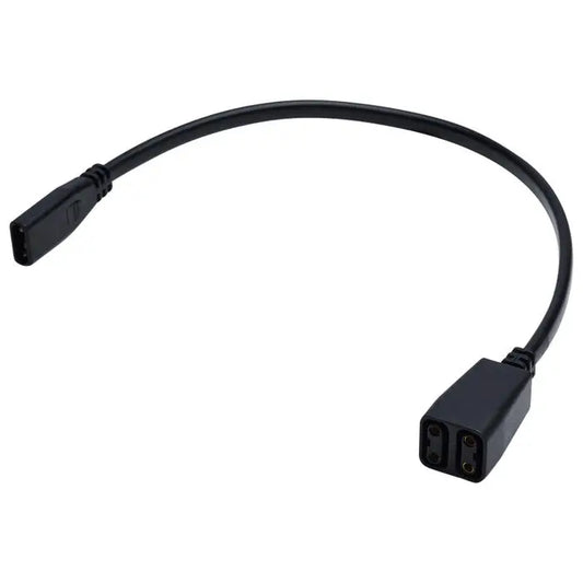 Satco 63-467 CABLE SPLITTER SINGLE TO DOUBLE Black