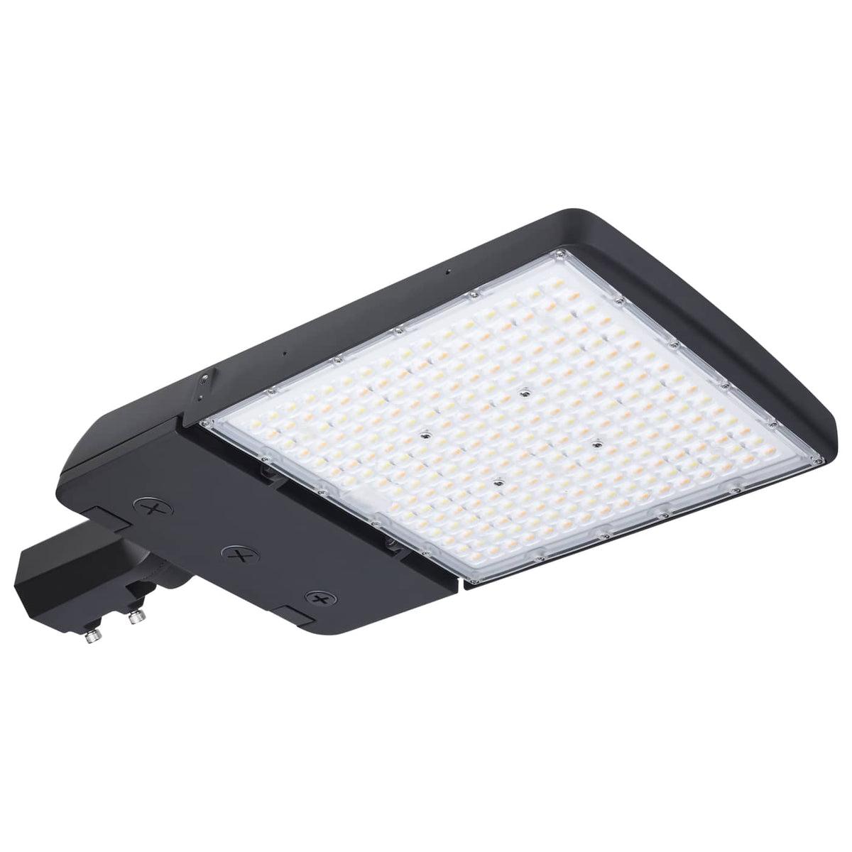 Satco 65-1525 LED Area Light  150/120W/100W Wattage Selectable  3K/4K/5K CCT Selectable  Beam Angle Selectable  Bronze  120-277 Volt