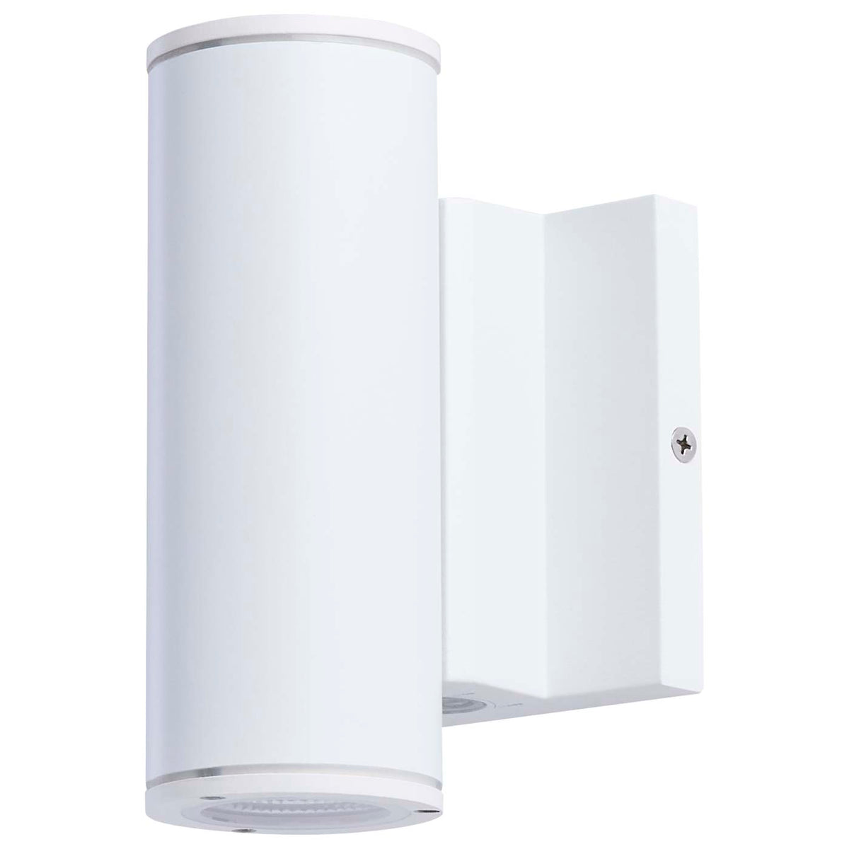 Satco 65-1750 10 Watt  3K/4K/5K CCT Selectable 1 Light Small Wall Sconce  Up or Down Installation  White Finish  120-277 Volt