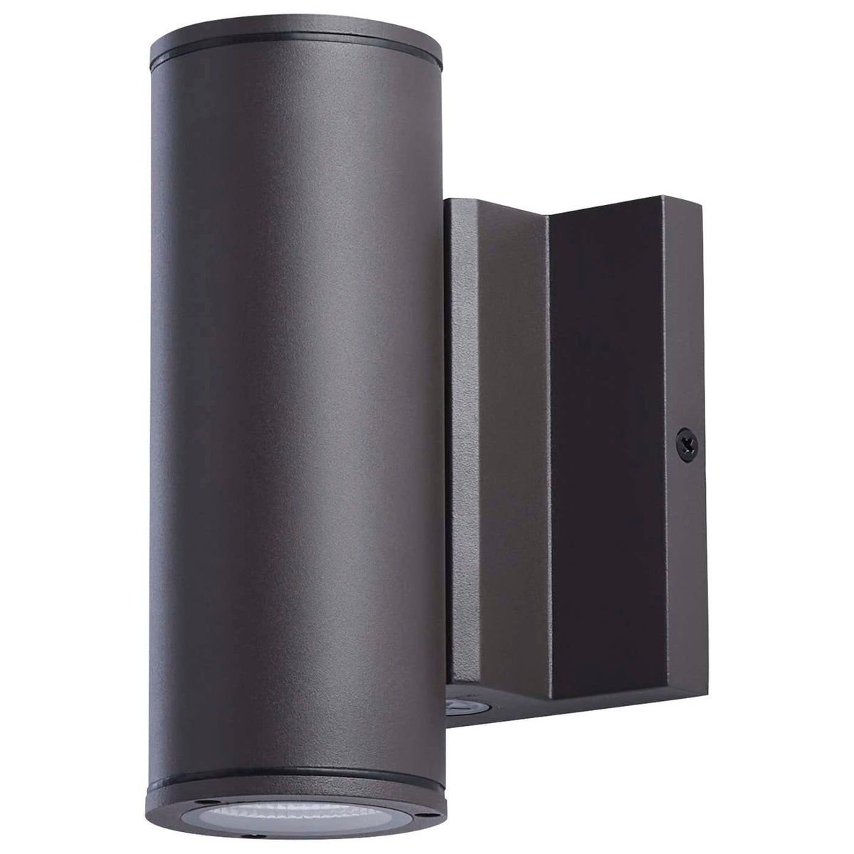 Satco 65-1761 10 Watt  3K/4K/5K CCT Selectable  2 Light Small Wall Sconce  Up and Down Installation  Dark Bronze Finish  120-277 Volt