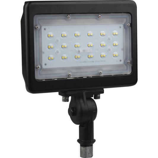 Satco 65-535R1 LED Medium Flood Light 30W 4000K Bronze Finish 100V-277V Dimmable