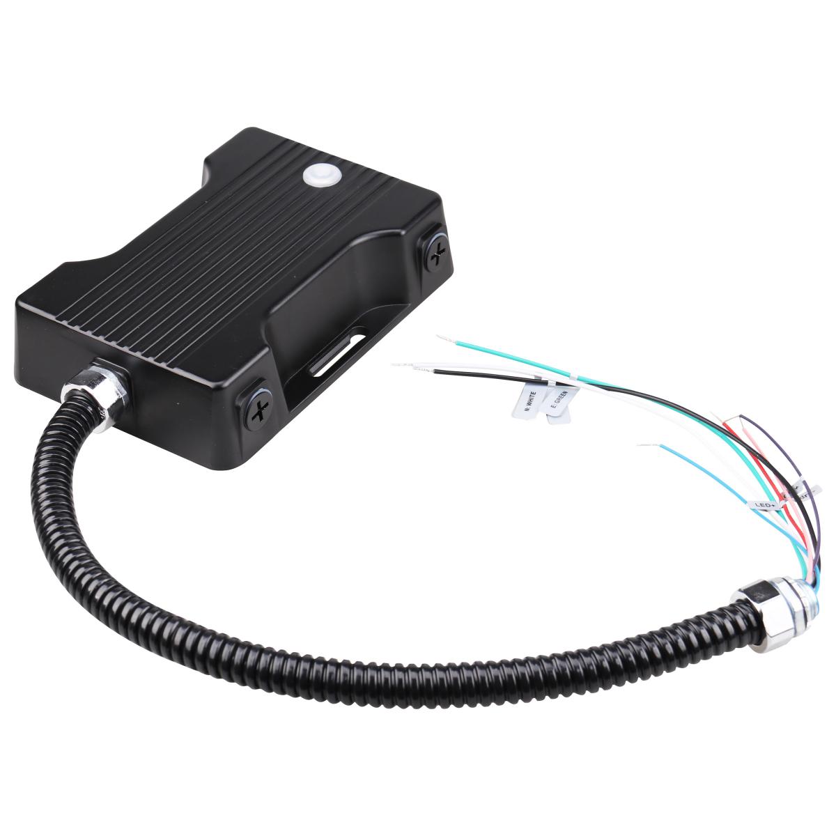 Satco 65-633 Add on Emergency Backup Battery for LED Wide Beam Angle Canopy Light Fixtures 8 Watt Black Finish
