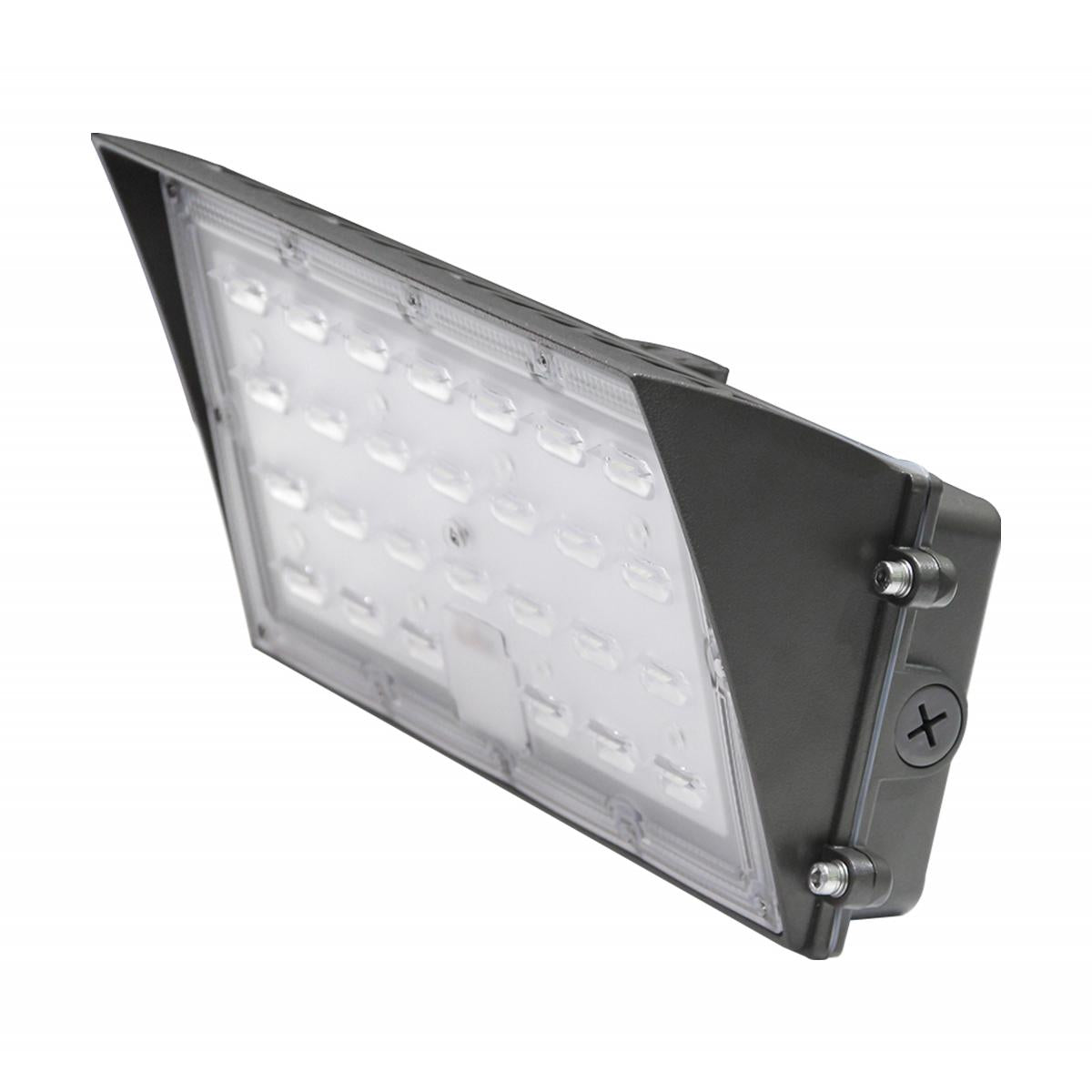 Satco 65-675 60 Watt Semi Cutoff LED Wall Pack CCT Selectable 7200-7500 Lumens DLC Premium