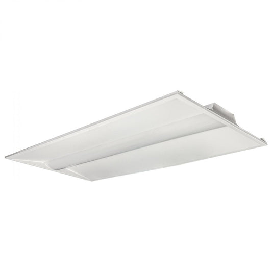 Satco 65-693 2X4 Emergency Backup Single Basket LED Troffer Fixture Wattage Selectable CCT Selectable Lumens Selectable