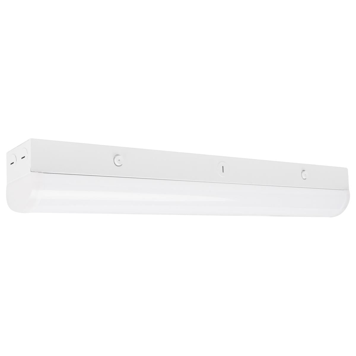 Satco 65-700 2 ft. LED Linear Strip Light CCT Selectable White Finish 100-277 Volt