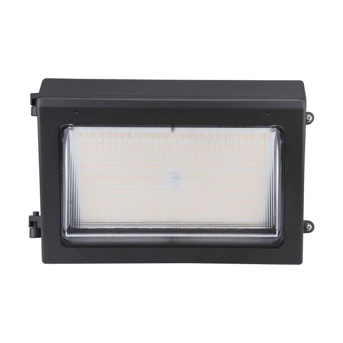 Satco 65-755 CCT and Wattage Adjustable LED Wall Pack Integrated Bypassable Photocell CCT Selectable from 3000, 4000 or 5000K Wattage Selectable from 29, 40, or 60 Watt 120-277 Volt