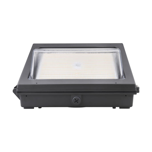 Satco 65-760 CCT and Wattage Adjustable LED Cutoff Wall Pack Integrated Bypassable Photocell CCT Selectable from 3000/4000/5000K Wattage Selectable from 29, 40, or 60 Watt 120-277 Volt
