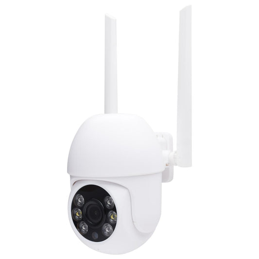 Satco 65-925 OUTDOOR P&T CAM-WHITE Starfish; SMART Outdoor Pan & Tilt Camera; White Finish