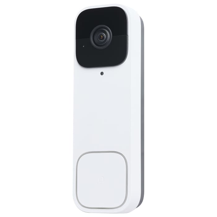 Satco 65-933 DOORBELL CAM WIRED /WHITE Starfish Smart Doorbell Security Camera Wired White Doorbell With White Chime White Finish