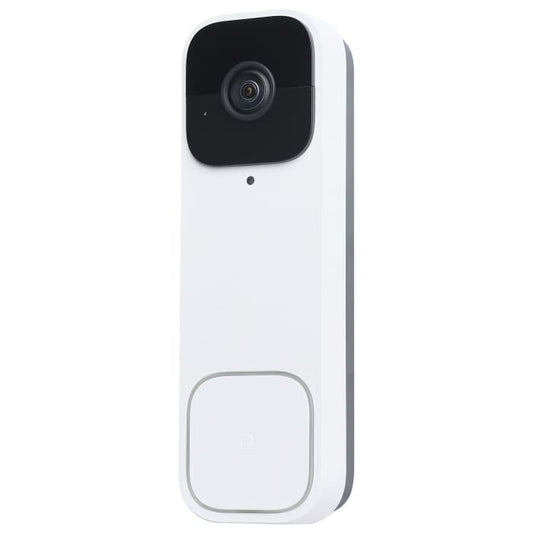 Satco 65-933 DOORBELL CAM WIRED /WHITE Starfish Smart Doorbell Security Camera Wired White Doorbell With White Chime White Finish