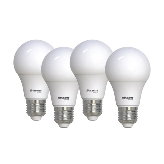 Bulbrite 774248 LED8A19/B60W/830/4P 8.5W A19 E26 120V 3000K - 4 PACK