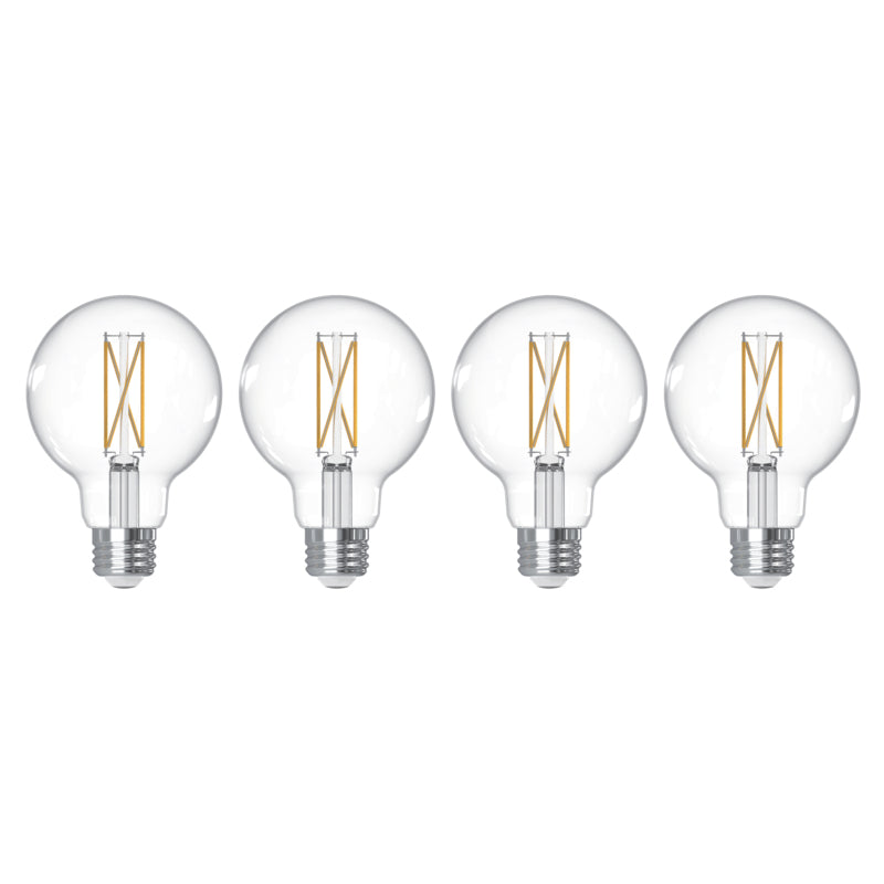 Bulbrite 776239 LED7G25/27K/FIL/D/B/2/4P 7.6W G25 E26 120V 2700K - 4 PACK