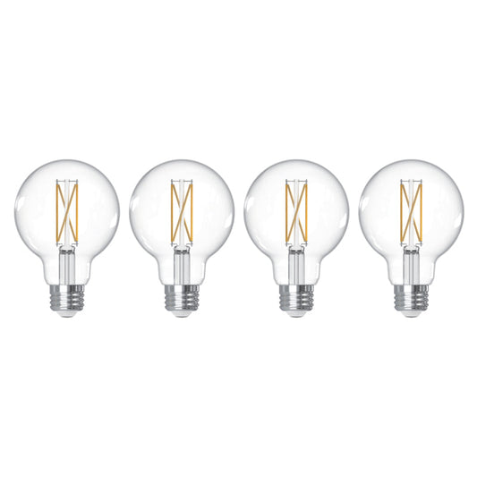 Bulbrite 776244 LED7ST18/40K/FIL/D/B/2/4P 7.6W ST18 E26 120V 4000K - 4 PACK