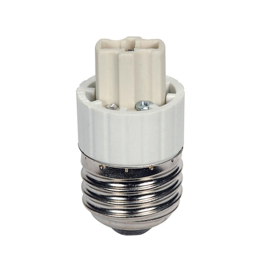 Satco 80-2161 E26 To G9 Extender White Finish 1-1/8" Overall Extension 500W 250V