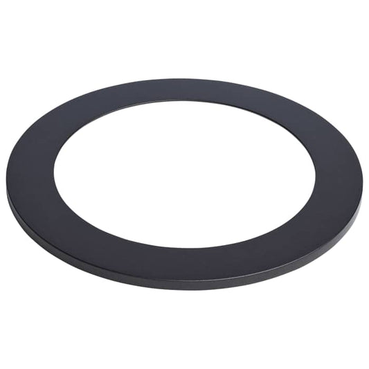 Satco 80-2902 DLR TRIM ACC/6/WF/RND/BK Flat Wafer Downlight Retrofit Trim 6 Inch Matte Black Finish