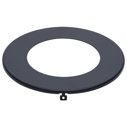 Satco 80-2910 DW TRIM ACC/4/SF/WF/RND/BK Starfish Flat Wafer Downlight Trim 4 Inch Round Black Finish