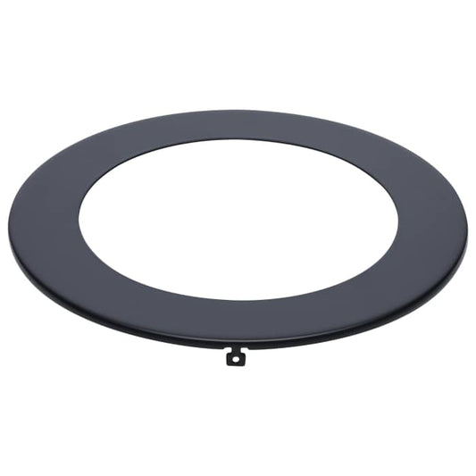 Satco 80-2911 DW TRIM ACC/6/SF/WF/RND/BK Starfish Flat Wafer Downlight Trim 6 Inch Round Black Finish