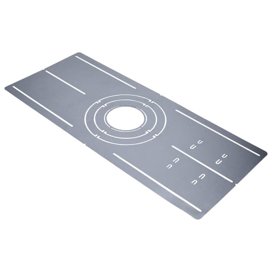 Satco 80-867 DL NC PLATE 3.5/4/6/8 RD FLAT Universal New Construction Recessed Downlight Mounting Plate Flat 3.5-Inch 4-Inch 6-Inch 8-Inch