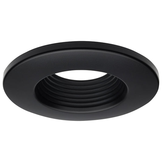 Satco 80-974 Deep Baffle Trim 4 Inches Black Finish