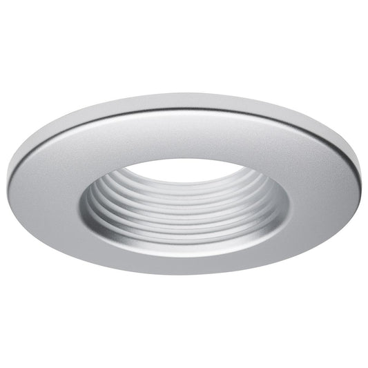 Satco 80-976 Deep Baffle Trim 4 Inches Brushed Nickel Finish