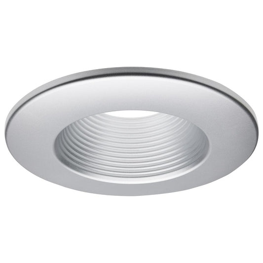 Satco 80-979 Deep Baffle Trim 5/6 Inch Brushed Nickel Finish