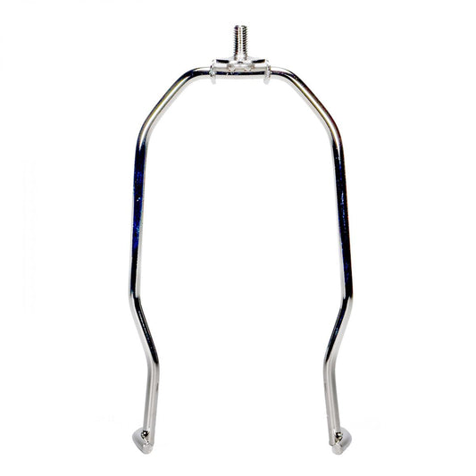 Satco 90-2253 Heavy Duty Harp Polished Nickel Finish 9" Height 1/4-27 Thread
