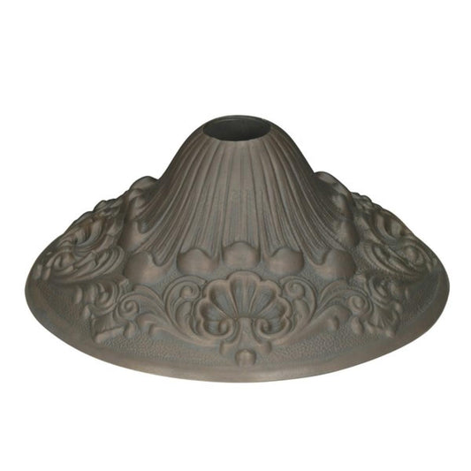 Satco 90-2481 Cast Brass Canopy Bronze Finish 6-1/2" Diameter 1-1/16" Center Hole 2-1/2" Height