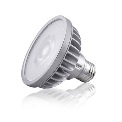 Angled product photo of Soraa SP30S-14-36D-827-H1 BRILLIANT PAR30 Short Neck E26 120V LED lamp, 13.7W, 36 degree, 2700K