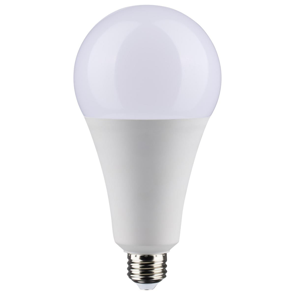Satco S11481 Ultra Bright Utility Lamp 36 Watt PS30 LED Dimmable White Finish Medium Base 4000K 120 Volt High Lumen