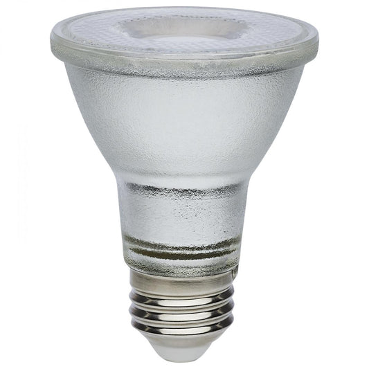 Satco S11494 7 Watt Econo LED PAR20 3000K 35 Degree Beam Angle Medium Base 120-277 Volt Silver Finish