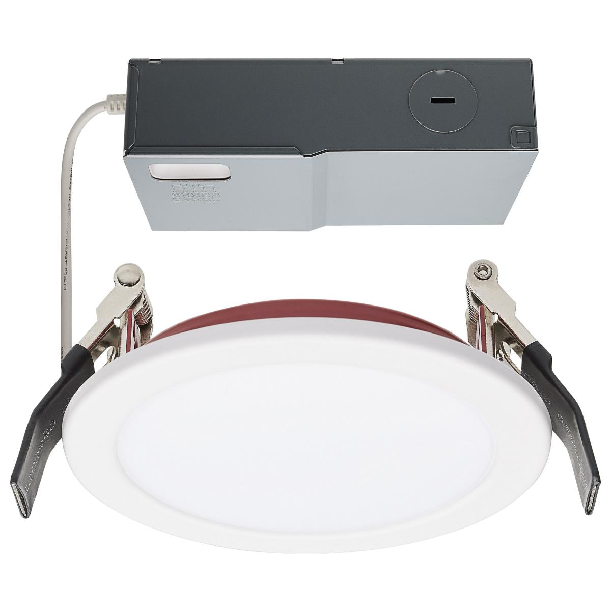 Satco S11869 13 Watt LED Fire Rated 6 Inch Direct Wire Downlight Round Shape White Finish CCT Selectable 120-277 Volts Dimmable