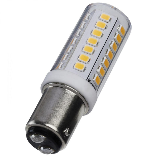 Satco S12136 5 Watt Mini LED Bayonet Double Contact Base 3000K Clear Finish 120 Volt