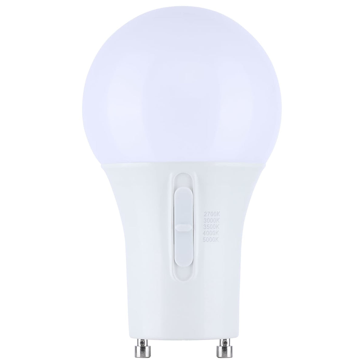 Satco S12144 9.5 Watt LED  A19  27K/3K/35K/4K/5K  GU24 Base  120 Volt