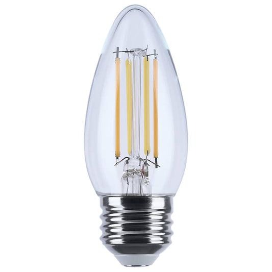 Satco S12159 4.5B11L/930WD/E26/GCYS 4.5 Watt LED B11 3000K-2000K Warm Dimming Medium Base Clear Finish
