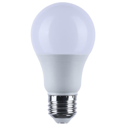 Satco S12170 9.1A19L/927/E26/PWHF/12-34V/ND 9.1 Watt A19 LED 2700K CCT Medium Base White Finish 12V-24VAC 12V-34VDC