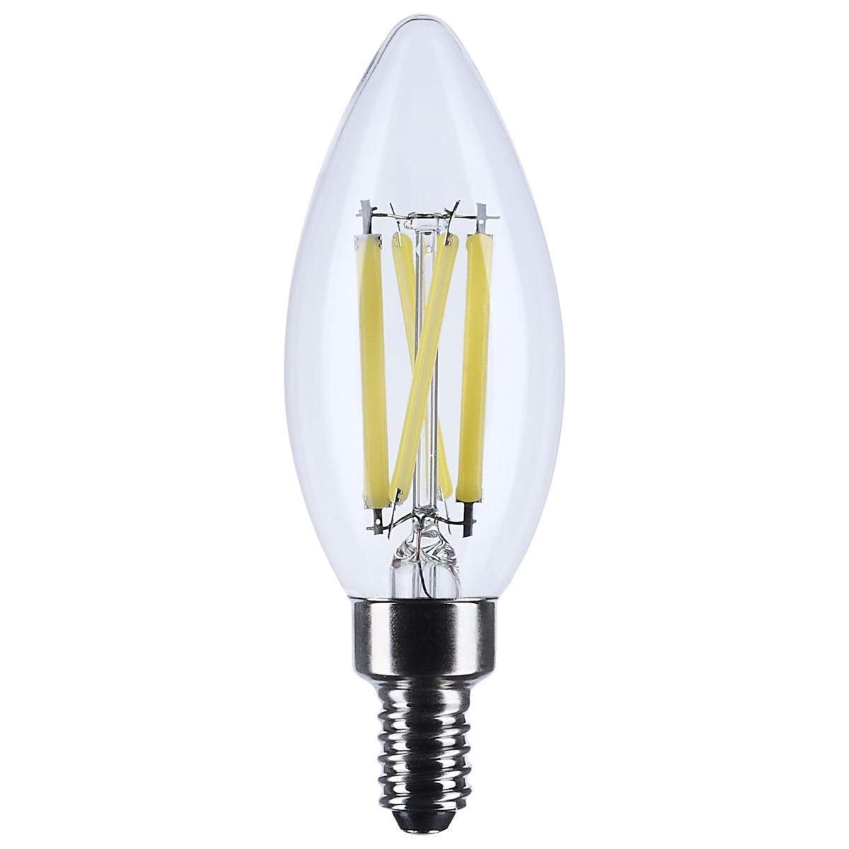 Satco S12490 3B11/LED/930/CL/120V/E12 3W B11 3000K E12 LED
