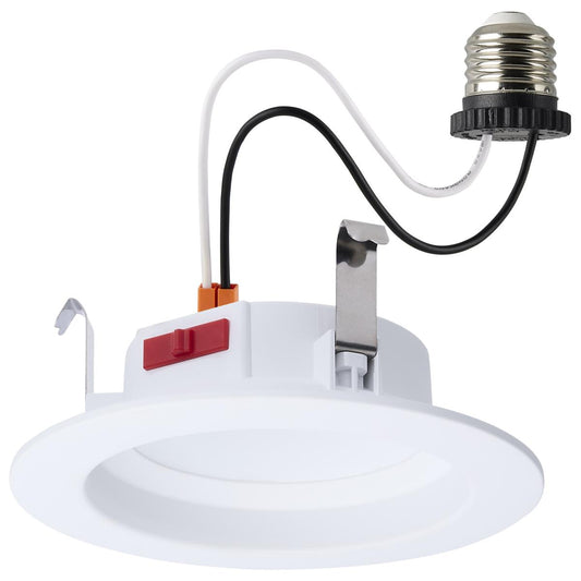 Satco S12600 6WLED/DLR/4/5CCT/E/RND/WH