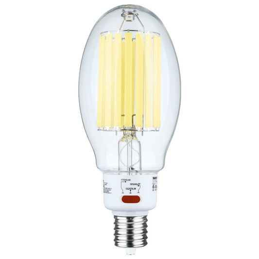 Satco S13197 60/68/85 Wattage Selectable LED HID Replacement ED27 5000K Mogul Extended Base Clear 120-277 Range Voltage